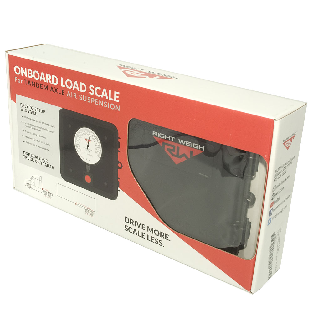 Right Weigh Load Scales On Board Scale, 510-46-C-Kit and Mounting Kit, 46K  Pounds
